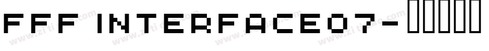 FFF Interface07字体转换